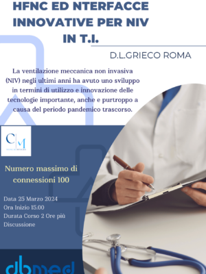 HFNC ED NTERFACCE INNOVATIVE PER NIV IN T.I. D.L.GRIECO ROMA