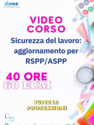 Video Corso del Valore di 60 Crediti ECM